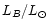 $L_B/L_{\odot}$