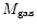 $M_{\rm gas}$