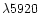 $\lambda 5920$