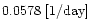 $0.0578~[1/{\rm day}]$