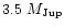 $3.5~M_{\rm Jup}$