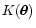 $K(\vec{\theta})$