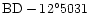 ${\rm BD-12^\circ5031}$