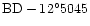 ${\rm BD-12^\circ5045}$