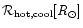 $\cal R_{\rm hot,cool} {[{\it R}_{\odot}]}$