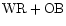 ${\rm WR+OB}$