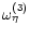 $\omega^{(3)}_{\eta}$