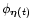 $\phi_{\vec\eta(t)}$