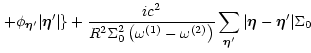 $\displaystyle \left.
+ \phi_{\vec\eta'}
\vert\vec\eta'\vert
\right\}
+
\frac{i ...
...(1)}-\omega^{(2)}\right)}
\sum_{\vec\eta'}
\vert\vec\eta-\vec\eta'\vert\Sigma_0$