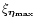 $\xi_{\vec\eta_{\rm max}}$