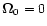 $\vec\Omega_0=0$