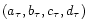 $(a_{\tau}, b_{\tau}, c_{\tau}, d_{\tau})$