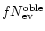 $f N_{\rm ev}^{\rm oble}$