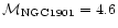 ${\cal{M}}_{\rm NGC\,1901} = 4.6$