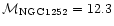 ${\cal{M}}_{\rm NGC\,1252} = 12.3$