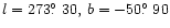 $l = 273\hbox{$.\!\!^\circ$ }30,\, b = -50\hbox{$.\!\!^\circ$ }90$