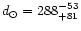 $d_{\odot} = 288^{-53}_{+81}$
