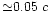 ${\simeq}0.05~c$