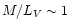 $M/L_V \sim 1$
