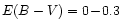 $E(B-V)=0\! -\! 0.3$