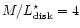 $M/L_{\rm disk}^\star=4$