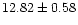 $12.82 \pm 0.58$