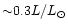 ${\sim}0.3 L/L_{\odot}$