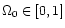 $\Omega_0\in [0,1]$