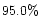 $95.0\%$