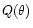 $Q(\theta)$