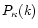 $P_\kappa(k)$