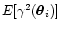 $E[\gamma^2(\vec{\theta}_i)]$