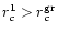 $r^1_c > r^{\rm gr}_c$