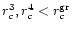 $r^3_c,r^4_c < r^{\rm gr}_c$