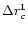 ${\Delta }r^1_c$