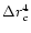 ${\Delta }r^4_c$