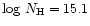 $\log\, N_{\rm H}
= 15.1$