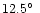 $12.5\hbox{$^\circ$ }$