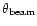 $\theta_{\rm beam}$