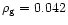 $\rho_{\rm g}=0.042$