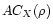$AC_{X}(\rho)$