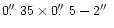 $0\hbox{$.\!\!^{\prime\prime}$ }35 \times
0\hbox{$.\!\!^{\prime\prime}$ }5-2\hbox{$^{\prime\prime}$ }$