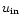 $u_{\rm in}$