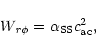 \begin{displaymath}%
W_{\it r\phi}=\alpha_{\rm SS} c_{\rm ac}^2,
\end{displaymath}