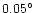 $0.05\hbox {$^\circ $ }$