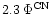 $2.3\:\Phi^{\rm CN}$