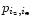 $p_{i_{\rm z}, i_{\rm e}}$