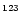 $\scriptstyle{123}$