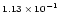 $\scriptstyle{1.13\,\times\, 10^{-1}}$