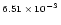 $\scriptstyle{6.51\,\times\, 10^{-3}}$